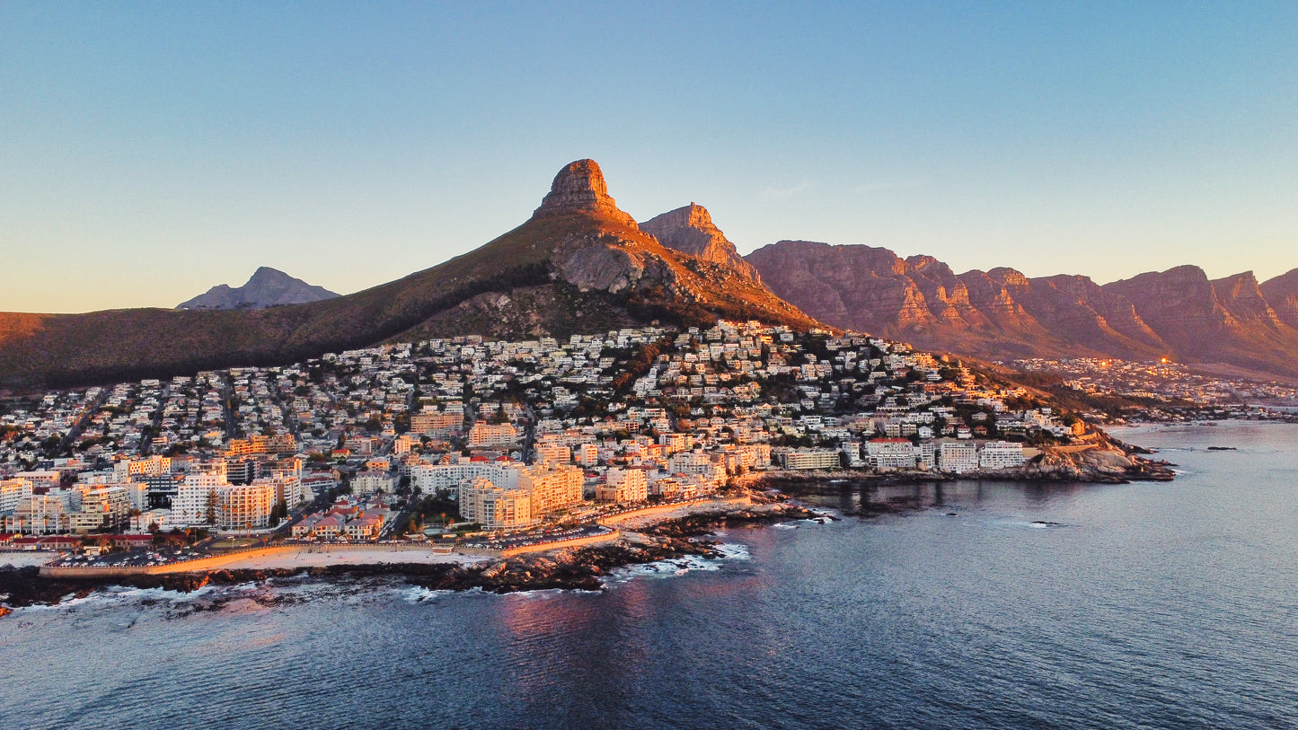 Lion's Head & Sea Point — aerial print of Cape Town by Fun Life Media