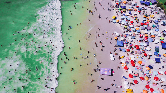 Beach Pattern — aerial print of Cape Town by Fun Life Media