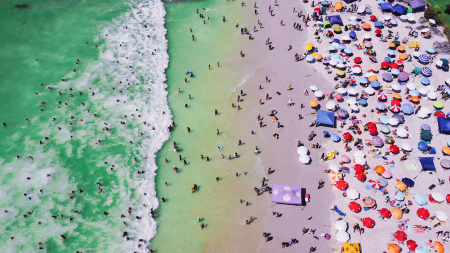 Beach Pattern — aerial print of Cape Town by Fun Life Media