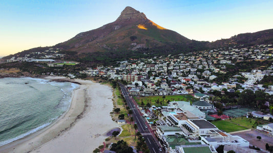 Beach & Range — aerial print of Cape Town by Fun Life Media