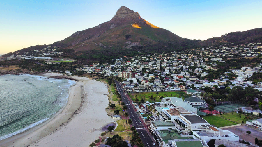 Beach & Range — aerial print of Cape Town by Fun Life Media