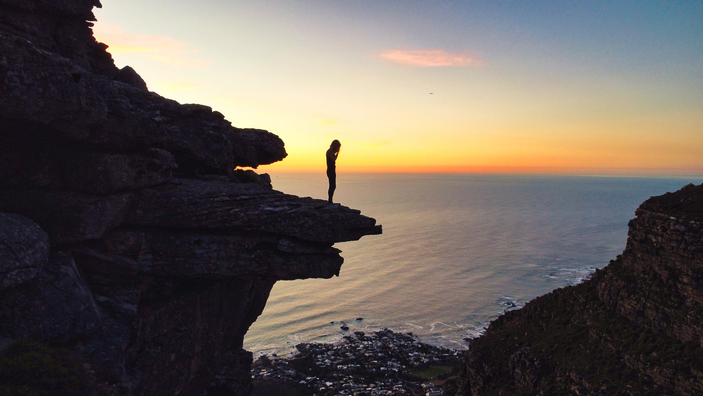 Edge Of The World — aerial print of Cape Town by Fun Life Media