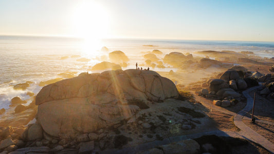 Sunburst Boulders — aerial print of Cape Town by Fun Life Media