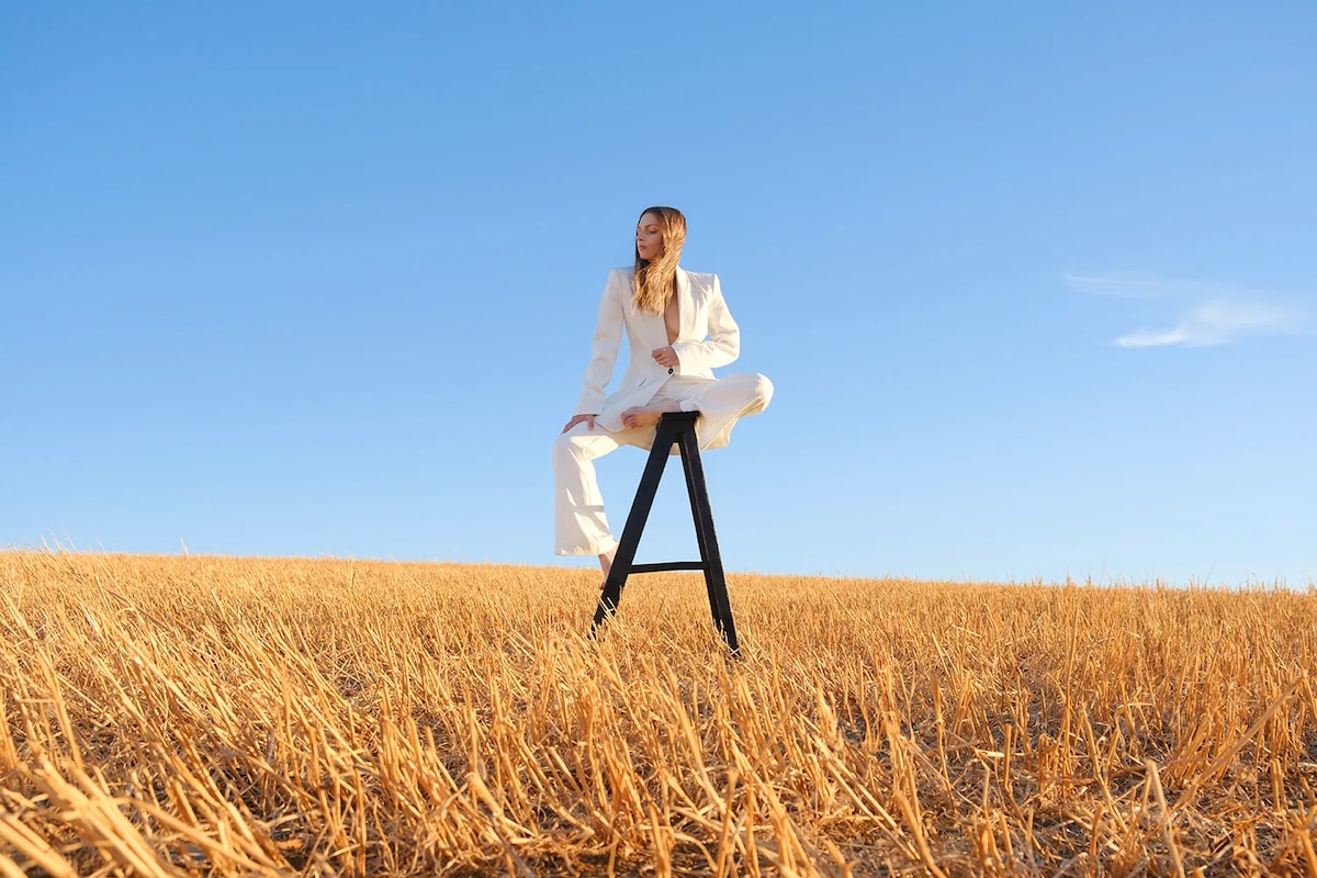Wheat & Sky — fine art print by Fun Life Media